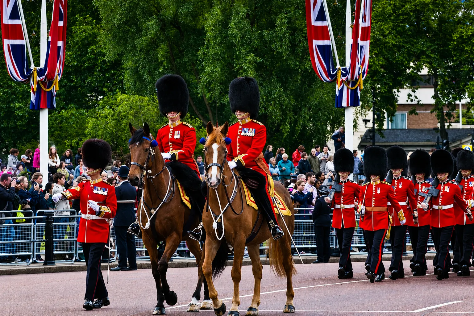 Trooping the Colour chauffeur service arrival in central London